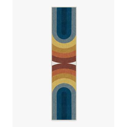 Absida Rainbow Flatwoven Rug - 75 x 365 cm - Rug + Pad System
