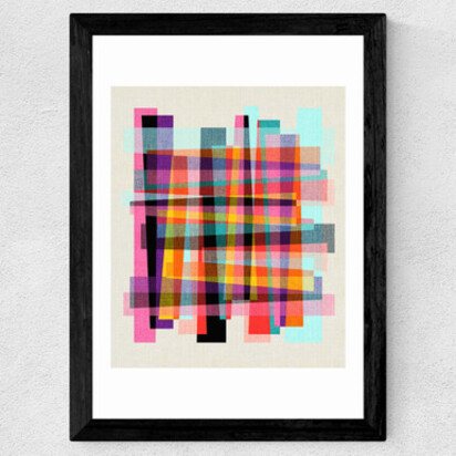Fragments IX A2 (42 x 59.4cm) Frame Black Narrow (15mm) 