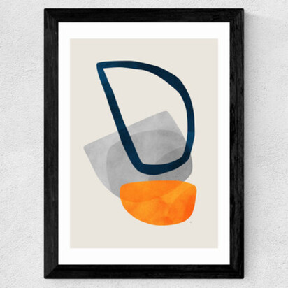 Elements 50x70cm Frame Black Narrow (15mm) 