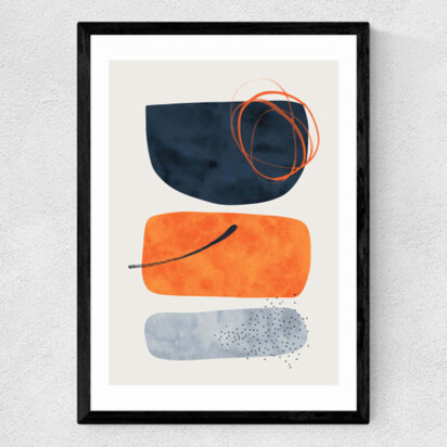 Thia 50x70cm Frame Black Narrow (15mm) 
