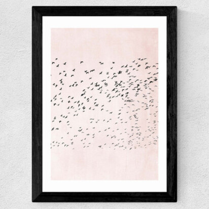 Moving On (Pink) A3 (29.7 x 42cm) Unframed 