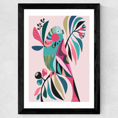 Parakeet A3 (29.7 x 42cm) Frame Natural Oak Narrow (15mm) 