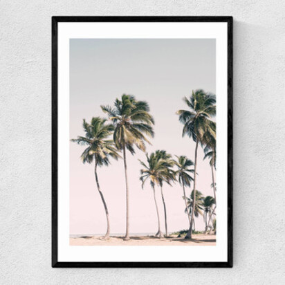 Island Dreams A3 (29.7 x 42cm) Frame Natural Oak Narrow (15mm) 