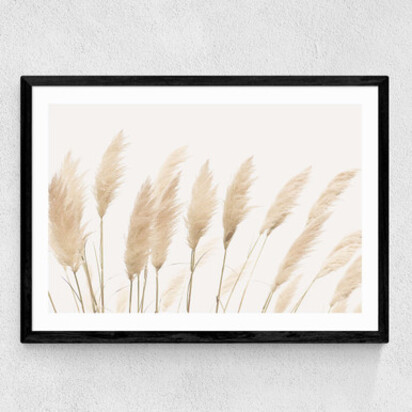 Pampas A1 (59.4 x 84.1cm) Frame Natural Oak Medium (22mm) 