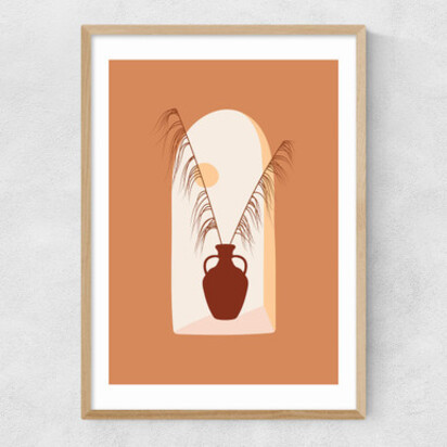 Uva Grass A3 (29.7 x 42cm) Frame Natural Oak Narrow (15mm) 