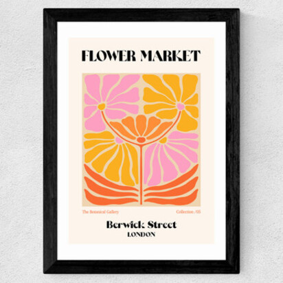Berwick Street Flower Market A1 (59.4 x 84.1cm) Unframed 