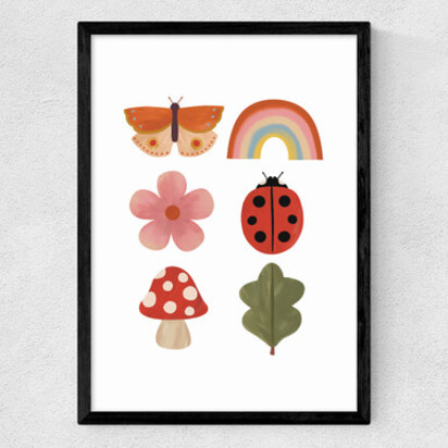 Woodland Wonders A3 (29.7 x 42cm) Frame Natural Oak Narrow (15mm) 