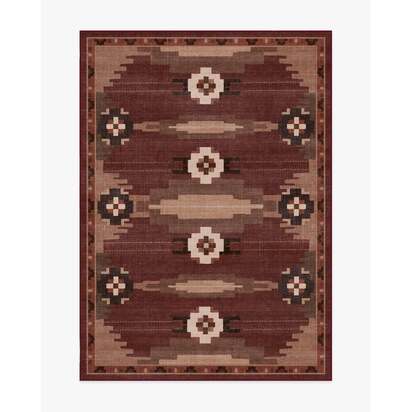 Annika Rust Red Rug - 150 x 215 cm - All-In-One Rug