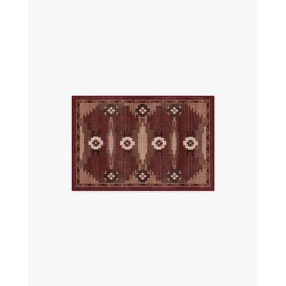 Annika Rust Red Rug - 60 x 90 cm - All-In-One Rug