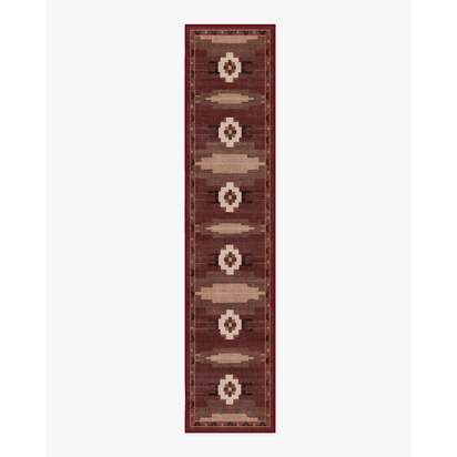 Annika Rust Red Rug - 75 x 365 cm - All-In-One Rug