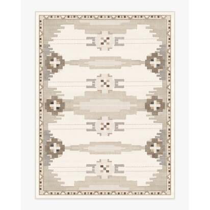 Annika Soft Taupe Flatwoven Rug - 275 x 365 cm - Rug + Cushioned Pad System