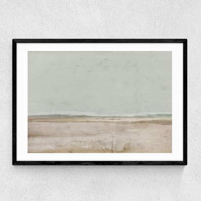 The Old Town A1 (59.4 x 84.1cm) Frame Black Narrow (15mm) 