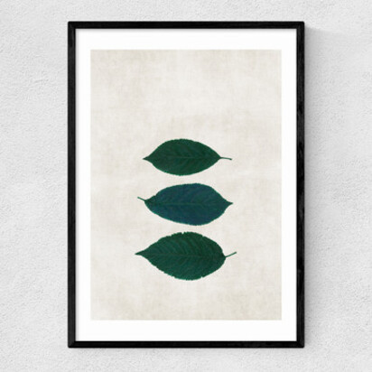 Three Of A Kind V A3 (29.7 x 42cm) Frame Natural Oak Narrow (15mm) 