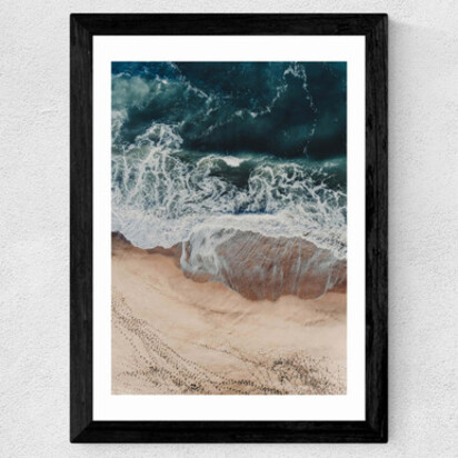 Sands of Gold 50x70cm Frame Black Narrow (15mm) 
