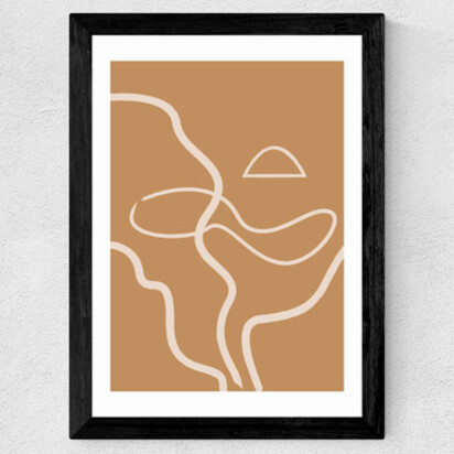 The Line A3 (29.7 x 42cm) Frame Black Narrow (15mm) 