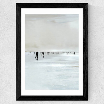 Beachy A1 (59.4 x 84.1cm) Frame Black Narrow (15mm) 