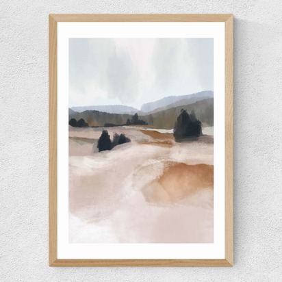 The Ranch 50x70cm Frame Natural Oak Medium (22mm) 