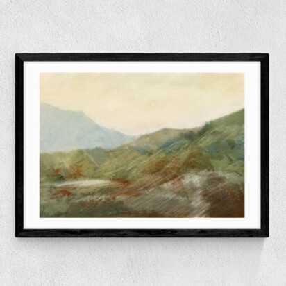 Moor Path A1 (59.4 x 84.1cm) Frame Black Narrow (15mm) 
