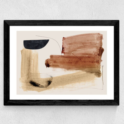 Mind A1 (59.4 x 84.1cm) Frame Black Medium (22mm) 