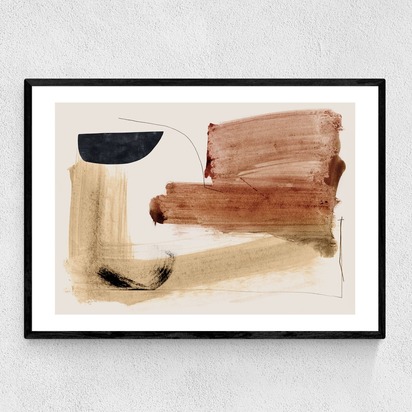 Mind 50x70cm Frame Black Narrow (15mm) 