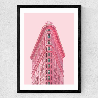 Cherry Heights A1 (59.4 x 84.1cm) Frame Black Medium (22mm) 