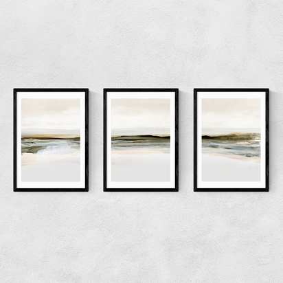 Orkney Triptych Frame Black Narrow (15mm) 