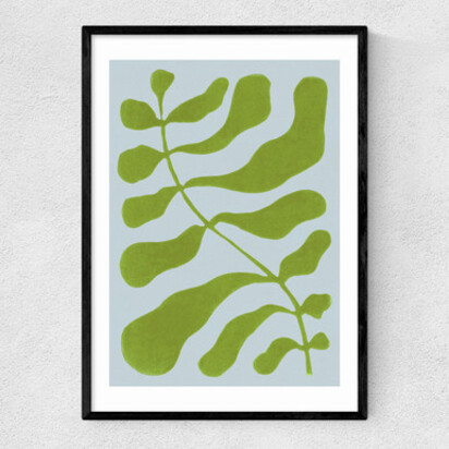 Quiet Growth 50x70cm Frame Black Medium (22mm) 