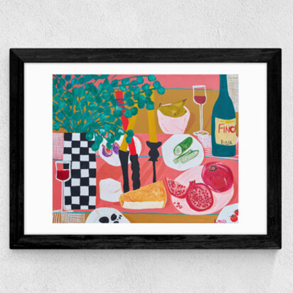 Kitchen Stories Tapas 50x70cm Frame Black Narrow (15mm) 