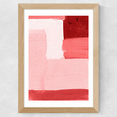 Base II A1 (59.4 x 84.1cm) Frame Natural Oak Wide (35mm) 