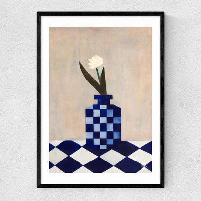 Check the Vase A3 (29.7 x 42cm) Frame Black Narrow (15mm) 
