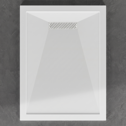 Harbour Linear 25mm Luxury Stone Rectangular Shower Tray - 1700 x 800mm
