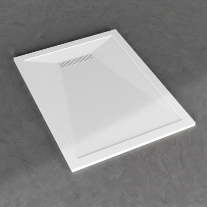 Harbour Linear 25mm Luxury Stone Rectangular Shower Tray - 1700 x 800mm