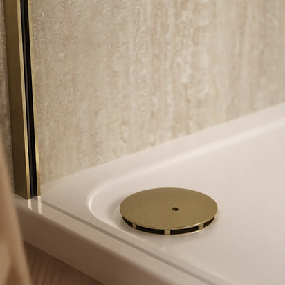 Crosswater High Flow Shower Waste - Brushed Brass