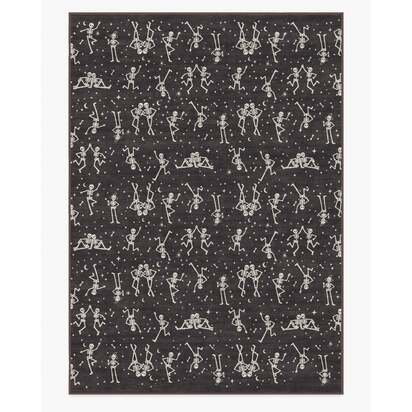 Bone Parade Charcoal Rug - 305 x 425 cm - All-In-One Rug