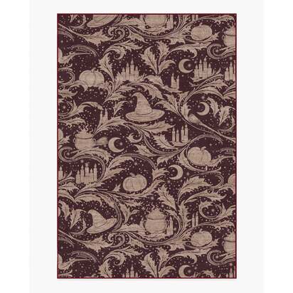 Autumn Alchemy Burgundy Flatwoven Rug - 185 x 275 cm - Rug + Pad System