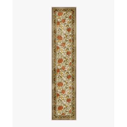Enchanted Vines Cream Multicolour Rug - 75 x 365 cm - All-In-One Rug