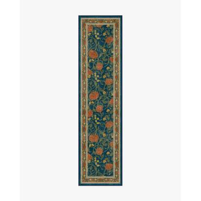 Enchanted Vines Navy Multicolour Rug - 75 x 305 cm - All-In-One Rug