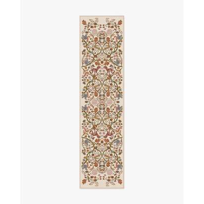 Foxglove Forest Cream Multicolour Rug - 75 x 305 cm - All-In-One Rug