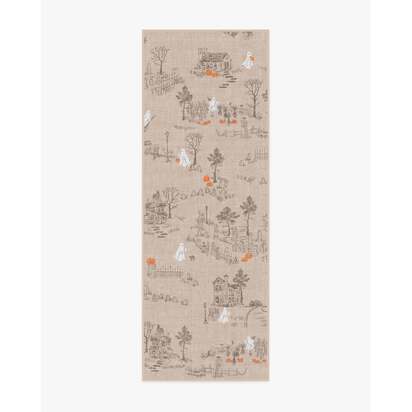 Ghost Stories Natural Flatwoven Rug - 75 x 215 cm - Rug + Pad System