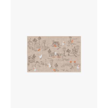 Ghost Stories Natural Flatwoven Rug - 75 x 215 cm - Rug + Pad System