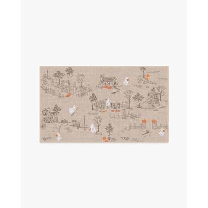 Ghost Stories Natural Flatwoven Rug - 90 x 150 cm - Rug + Cushioned Pad System