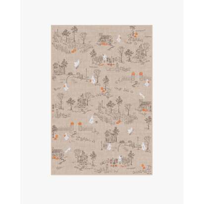 Ghost Stories Natural Flatwoven Rug - 120 x 185 cm - Rug + Cushioned Pad System