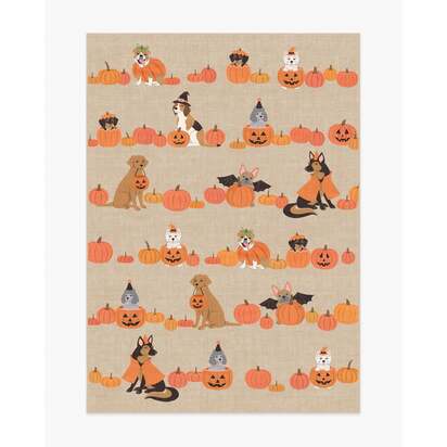 Puppy Patch Natural Multicolour Rug - 150 x 215 cm - All-In-One Rug