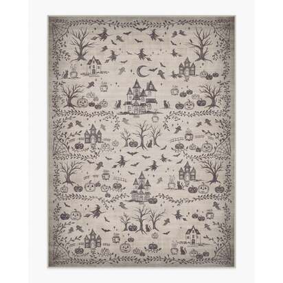 Shadow Town Grey Rug - 275 x 365 cm - All-In-One Rug