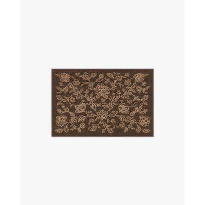 Zinnia Brown Flatwoven Rug - 185 x 275 cm - Rug + Pad System