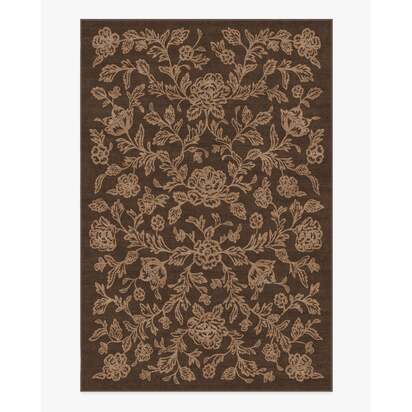 Zinnia Brown Flatwoven Rug - 200 x 290 cm - Rug + Pad System