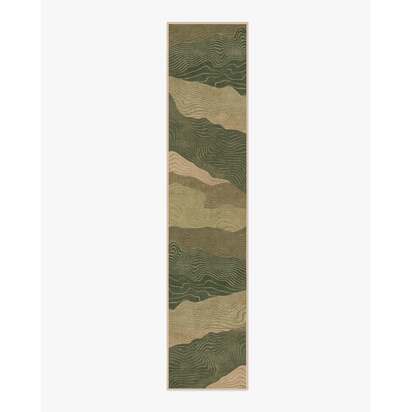 Mirage Sage & Tan Rug - 75 x 365 cm - All-In-One Rug