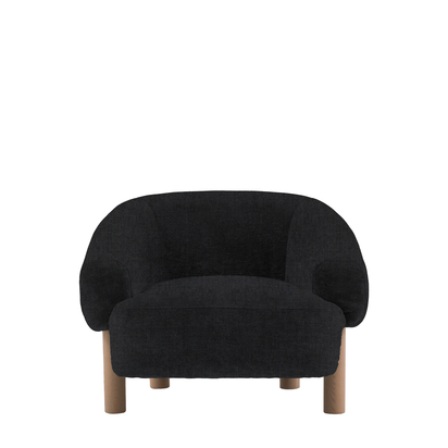 Camcombe Armchair Verona Carbon Grey Leg