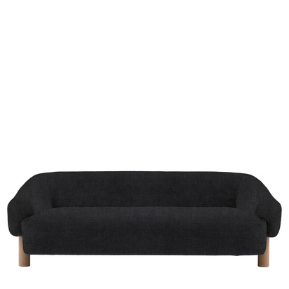 Camcombe Sofa 3 Seater  - 3 SeaterVerona Carbon Grey Leg