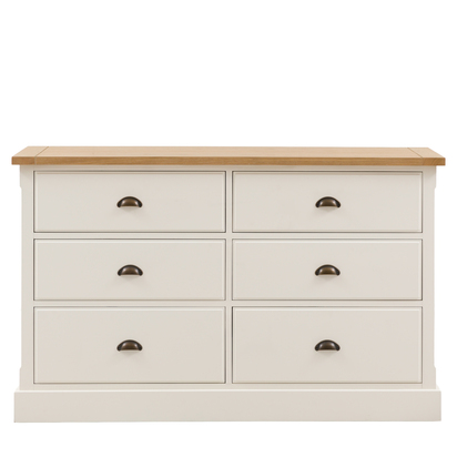 Windsor 6 Drawer Chest White